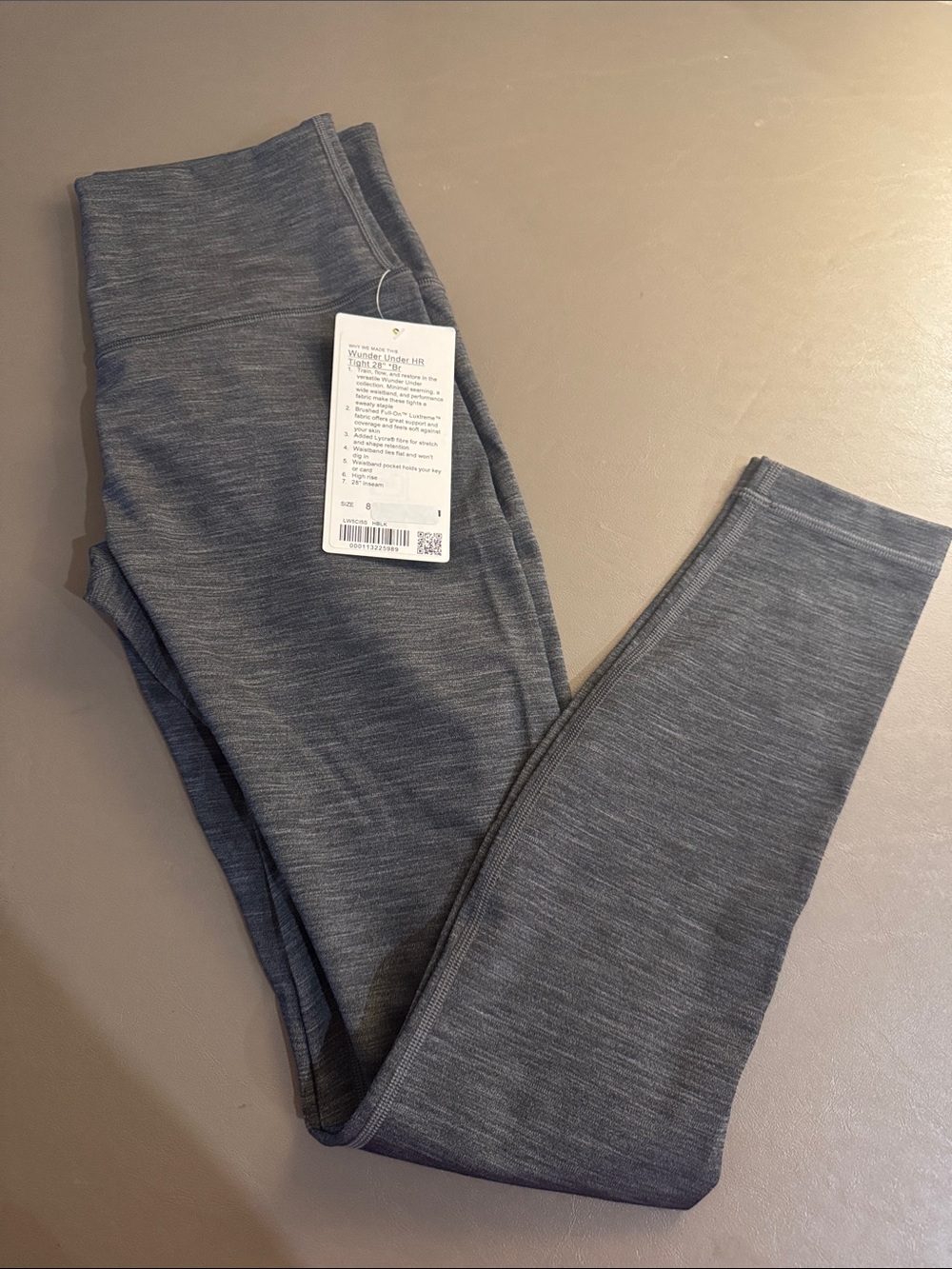 lululemon athletica Heathered Charcoal Gray Leggings